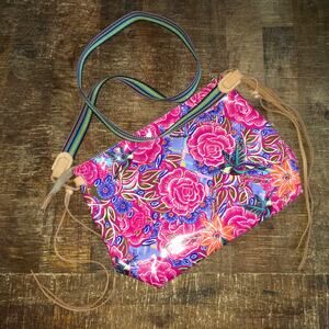 Consuela Merlot Downtown Crossbody Purse Handbag Bag Rose Floral Rosita Texas
